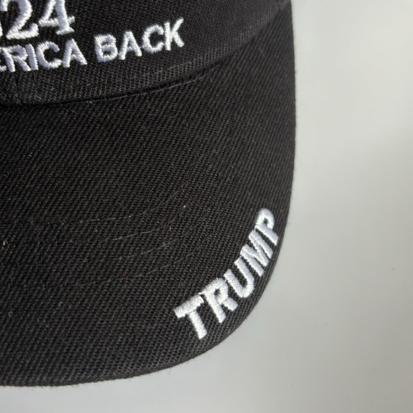 New Black 2024 President Donald Trump Rally Hat Take America Back Baseball Cap - Picture 3 of 5